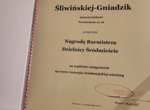 Nagroda Burmistrza Dzielnicy Śródmieście