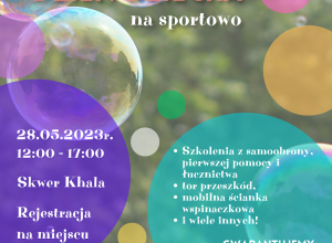 Zaproszenie na Dzień Dziecka na sportowo