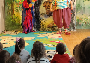 Baba-jaga i Michałek.