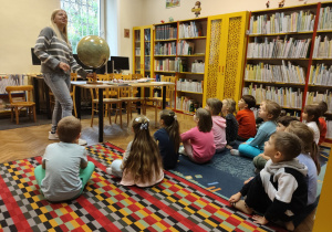 Zajęcia w bibliotece.