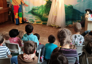 Dobra Wróżka i Piotruś.