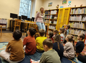 Świąteczna wizyta w bibliotece