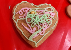 Słodkie serduszko - piernik.