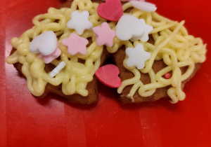 Udekorowany pierniczek.