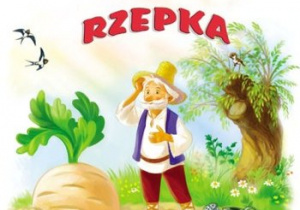 Strona tytułowa wiersza Juliana Tuwima "Rzepka".