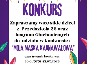 Konkurs "Maska karnawałowa"
