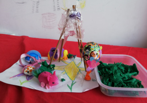 Praca plastyczna w wykonaniu przedszkolaka
